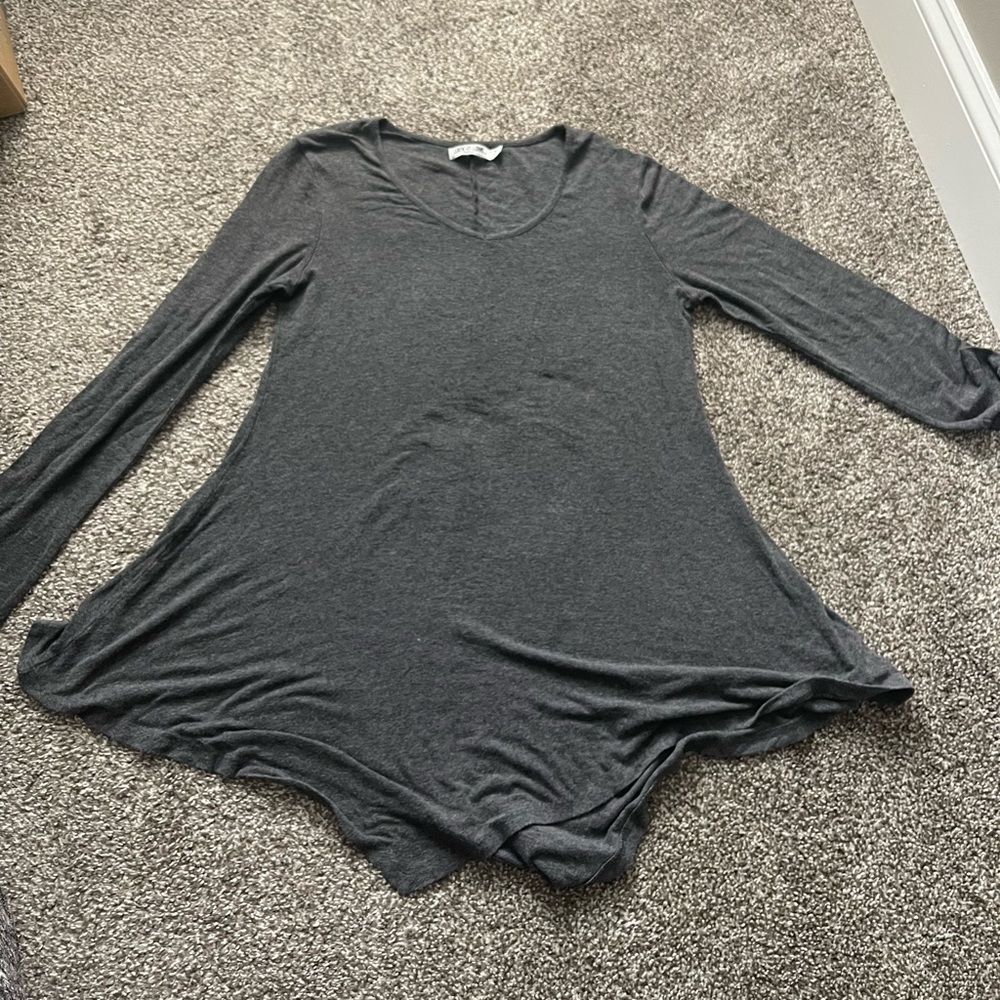 Womens Gray Long sleeve